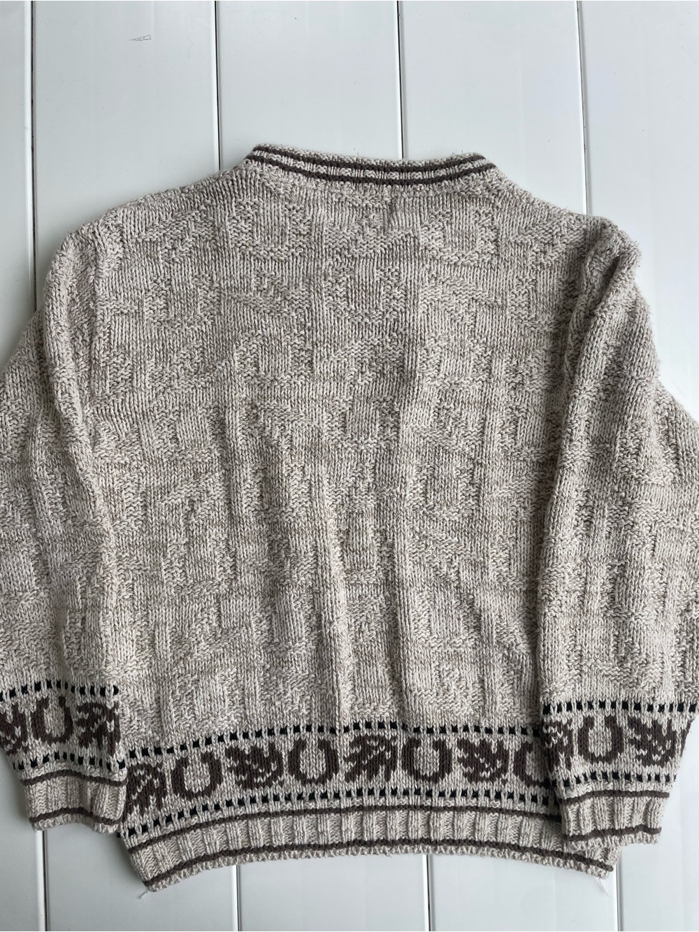 Shenandoah Chunk Knit Horse Sweater, Size S - Picture 7 of 8